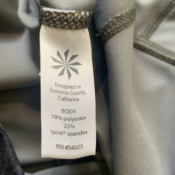 Athleta Dark Gray Light Gray Leggings Size S - Picture 7 of 9